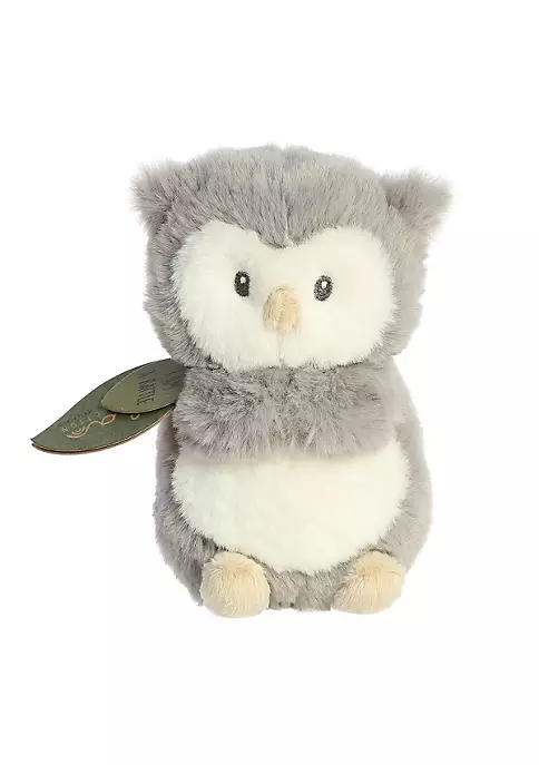 Ebba Eco Collection - 6" Owlet Rattle 3 Ebba Eco Collection - 6" Owlet Rattle