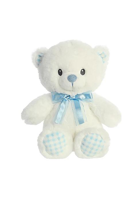 Ebba Cotton Bear - 12" Blue 4 Ebba Cotton Bear - 12" Blue - Image 2