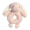 Ebba Dewey Bunny - 6" Ring Rattle - Rose 1 Ebba Dewey Bunny - 6" Ring Rattle - Rose -Deals ebba Store Belk 577