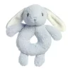 Ebba Dewey Bunny - 6" Ring Rattle - Sky -Deals ebba Store Belk 587