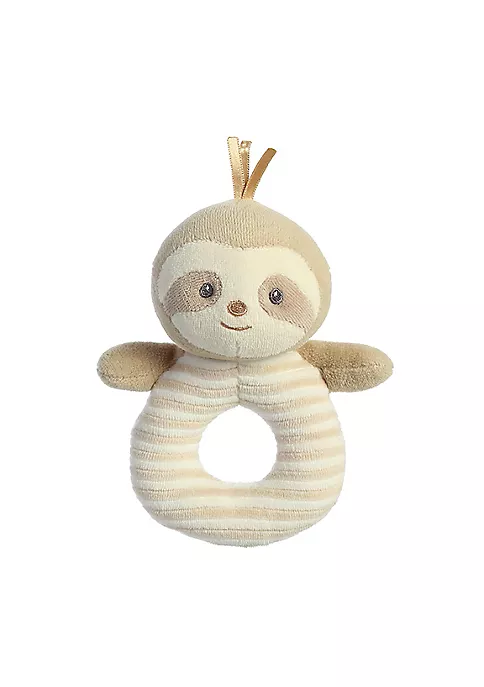 Ebba Naturally - 6" Sam Sloth Ring Rattle 3 Ebba Naturally - 6" Sam Sloth Ring Rattle