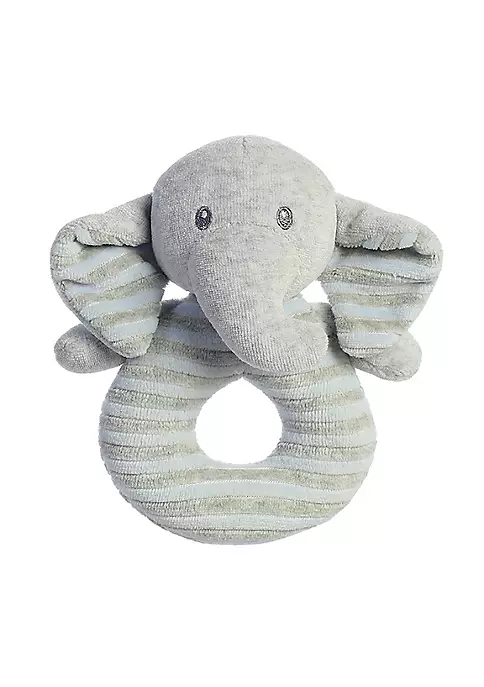 Ebba Naturally - 6" Earl Elephant Ring Rattle 3 Ebba Naturally - 6" Earl Elephant Ring Rattle