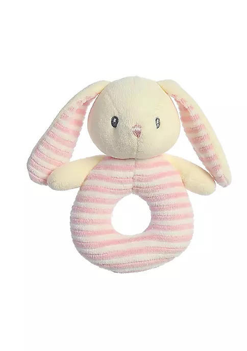 Ebba Naturally - 6" Bonnie Bunny Ring Rattle 4 Ebba Naturally - 6" Bonnie Bunny Ring Rattle - Image 2